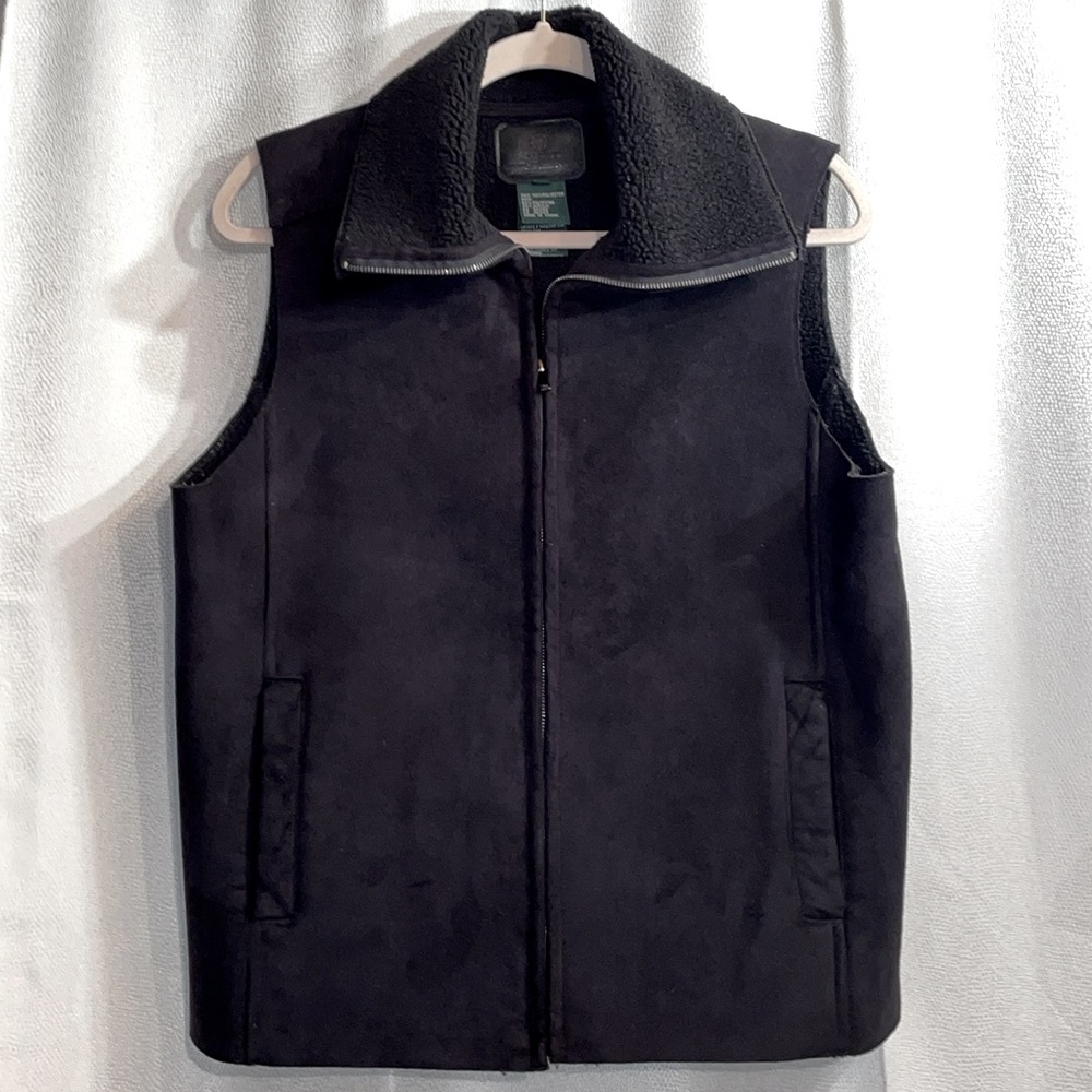 Ralph Lauren Women’s Faux Suede & Faux Shearling Vest
